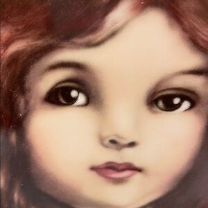 Hamilton Bessie Pease Gutmann Decorative Plate - Brown and Cream